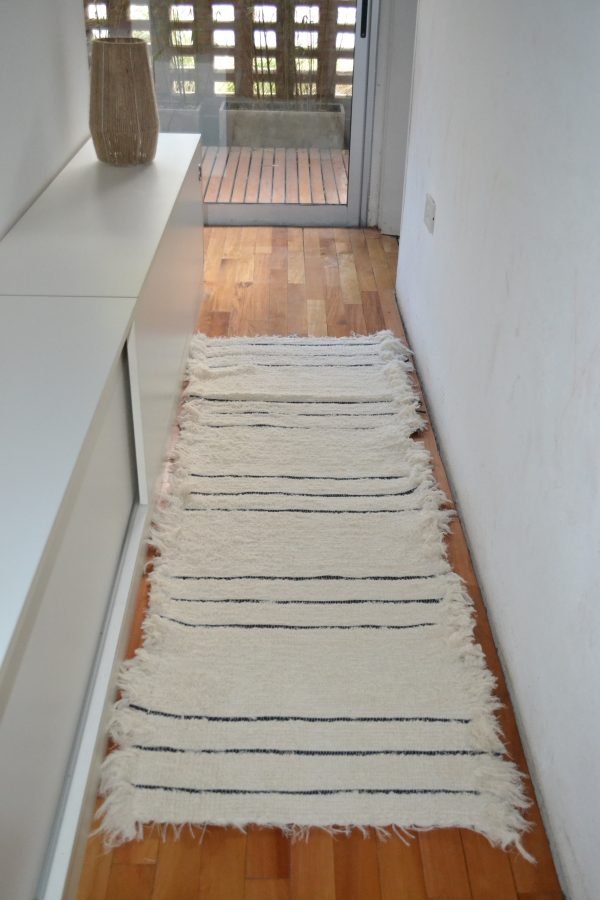 ALFOMBRA OLI - rayas negras - Imagen 2